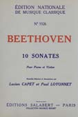 Sonates pour piano et violon