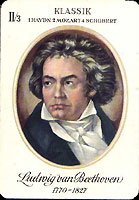 Card with Beethoven