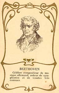 Card: Beethoven...