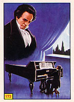 Card with Beethoven