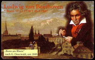 Beethoven, carte téléphonique...