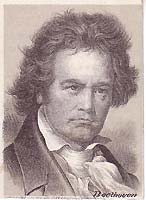 Card with Beethoven