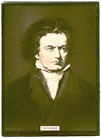 Card with Beethoven