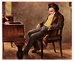 Card with Beethoven