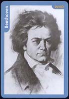 Card with Beethoven