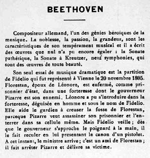 Beethoven - Carte à collectionner