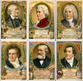 Liebig's cards: Famous Composers...