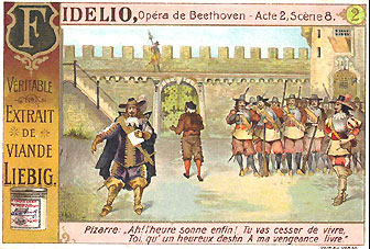 Liebig's card - Fidelio...