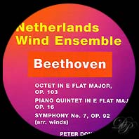 Octet, Quintet and Symphony no. 7 adapted for wind instruments