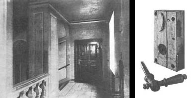 The hall and the door of the last apartment of Beethoven