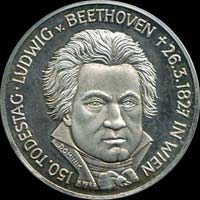 Médaille de Ludwig van Beethoven...