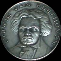 Médaille de Ludwig van Beethoven...