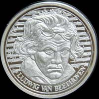 Médaille de Ludwig van Beethoven...