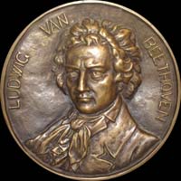 Médaille ou pièce de Ludwig van Beethoven...