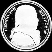 Médaille de Ludwig van Beethoven...