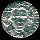 Médaille ou pièce de Ludwig van Beethoven...