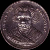 Médaille de Ludwig van Beethoven...