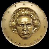 Medal of Ludwig van Beethoven...