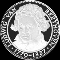 Médaille de Ludwig van Beethoven...