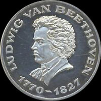 Médaille de Ludwig van Beethoven...