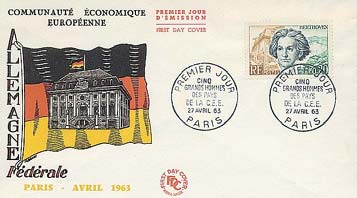 Beethoven: French FDC...